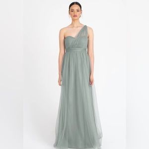 Jenny Yoo Annabelle Bridesmaid Gown Size 6 - Morning Mist Color